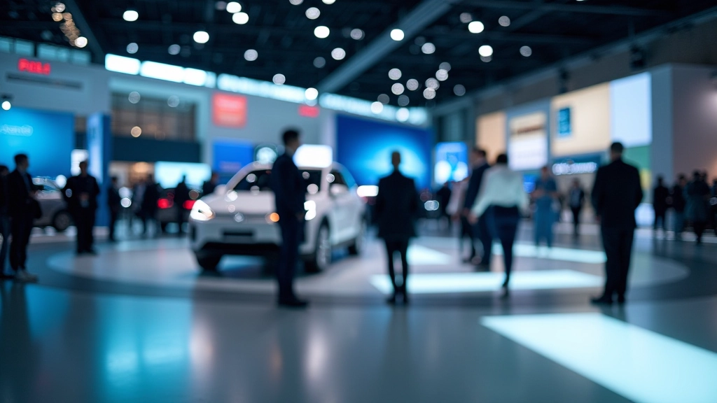 Tokijas izstādes paviljoni ar Japāņu automobiļu ražotājiem